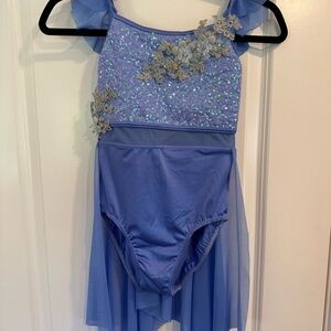 Weissman Lyrical Contemporary Blue Leotard (Child Medium)